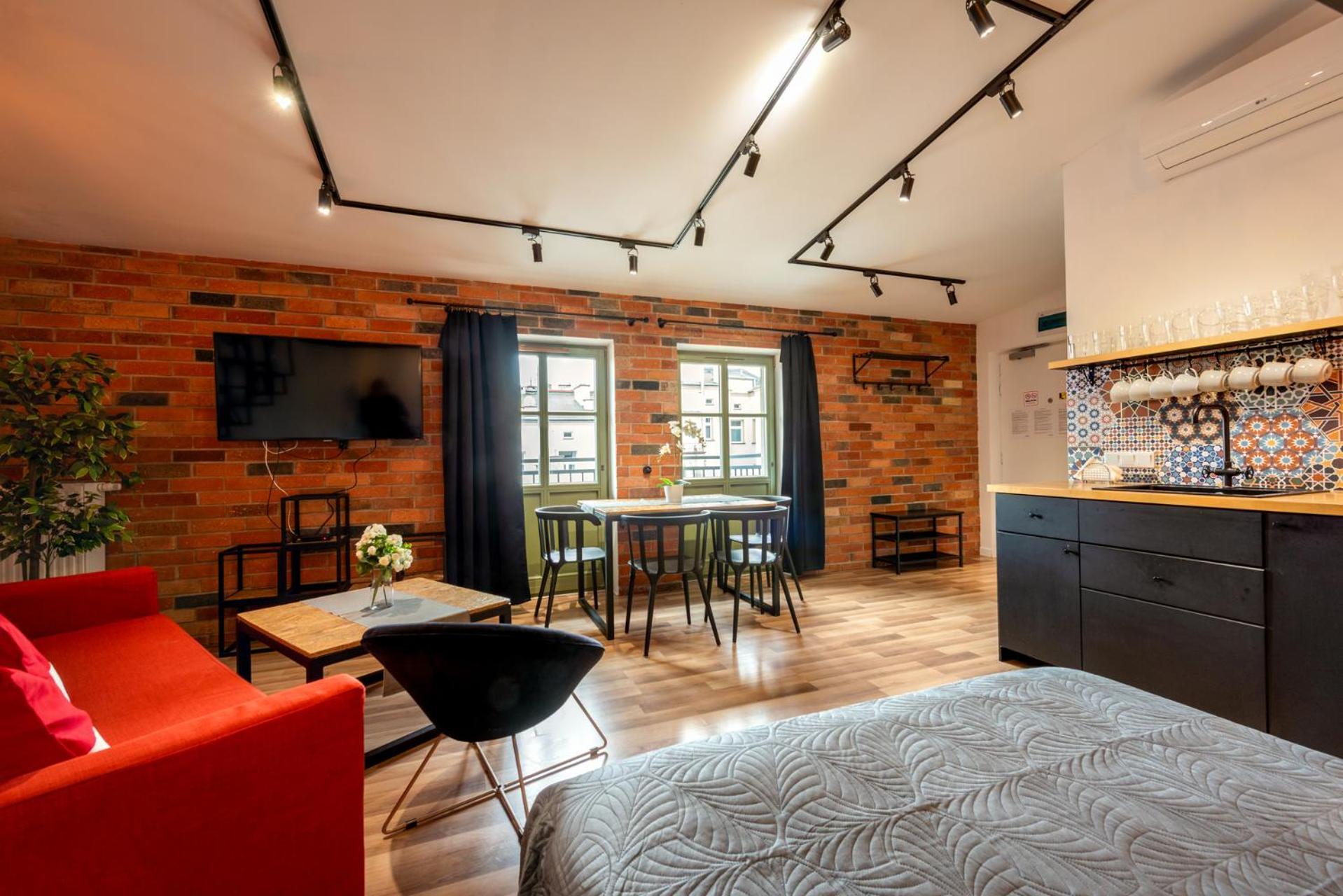 Modern Apartment Arizona Studio Old Town Dietla Balcony Cracóvia Exterior foto