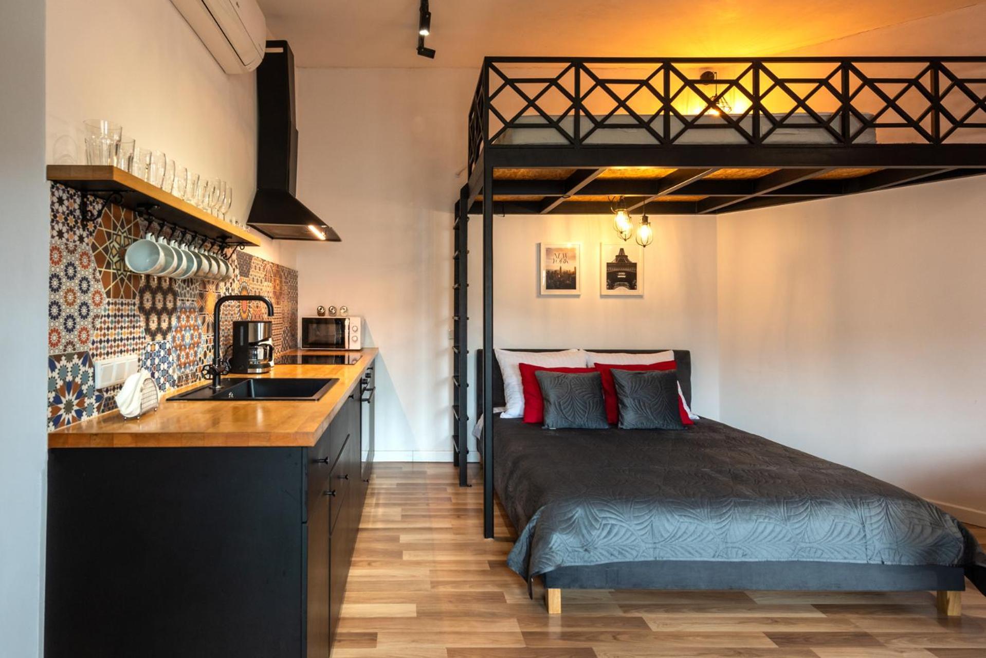 Modern Apartment Arizona Studio Old Town Dietla Balcony Cracóvia Exterior foto