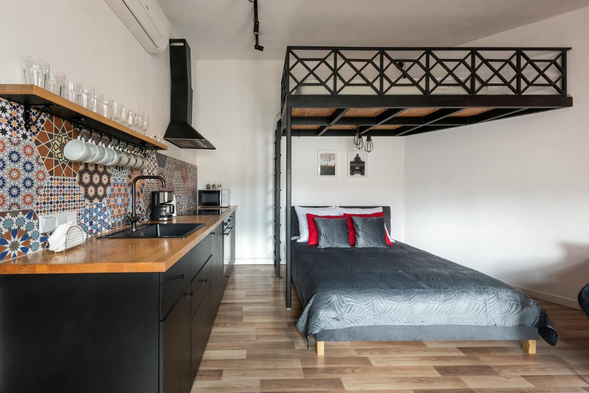 Modern Apartment Arizona Studio Old Town Dietla Balcony Cracóvia Exterior foto